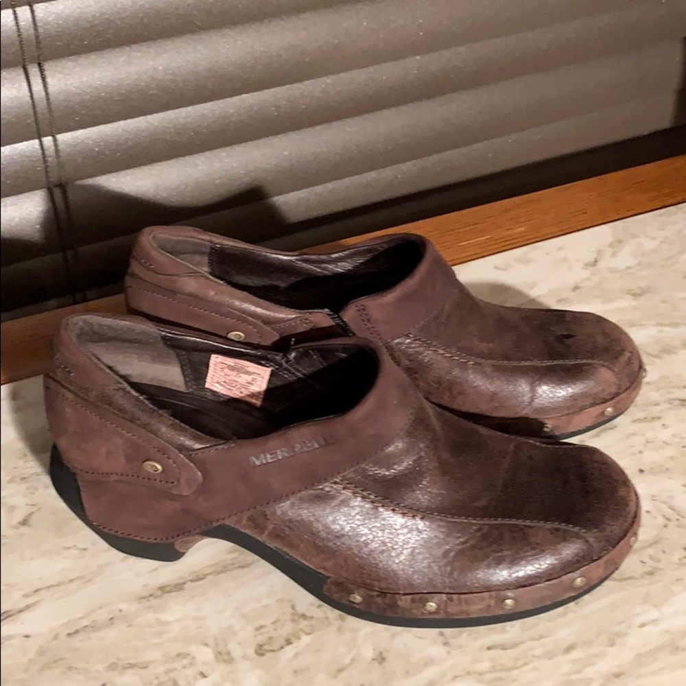 Merrell Factory Distressed Women’s Shoes Size 8 EUC Expresso
